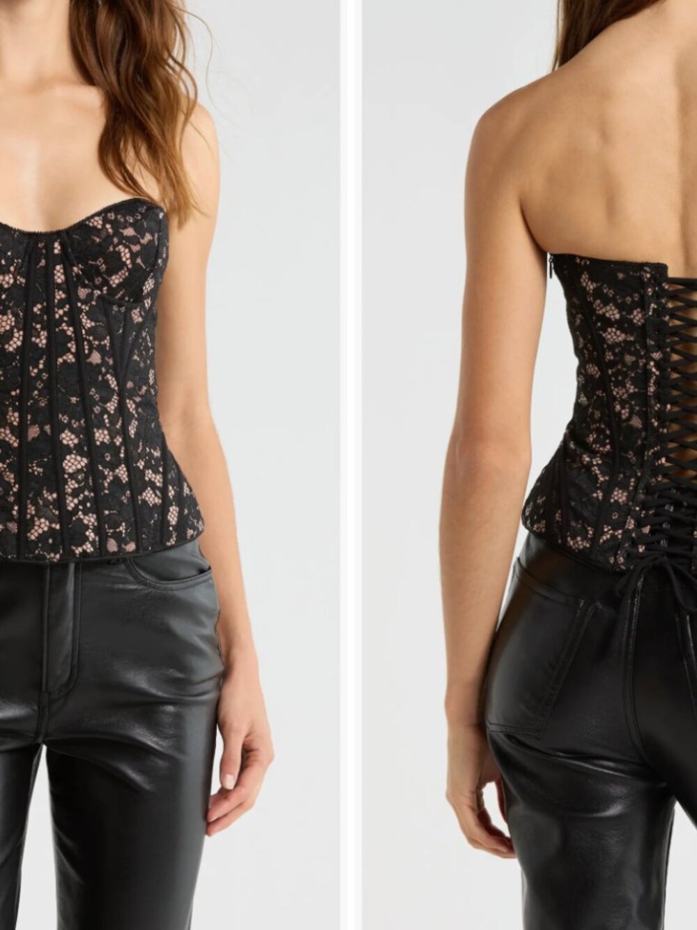 HOUSE OF CB Solaine Lace Corset Top
